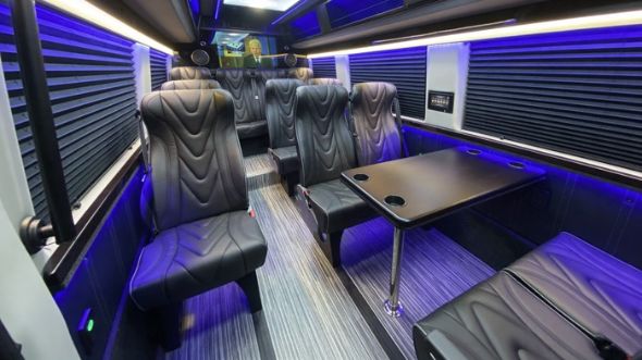 18 passenger sprinter van interior kent