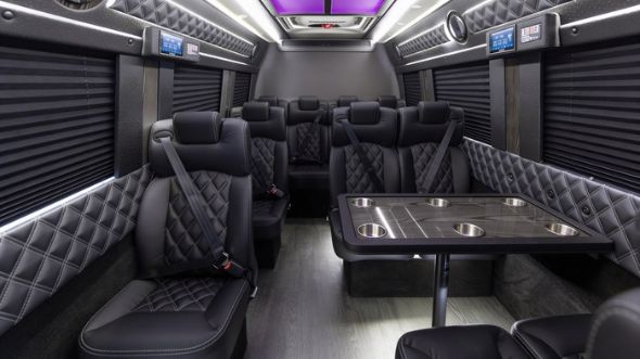 kent 15 passenger sprinter van interior