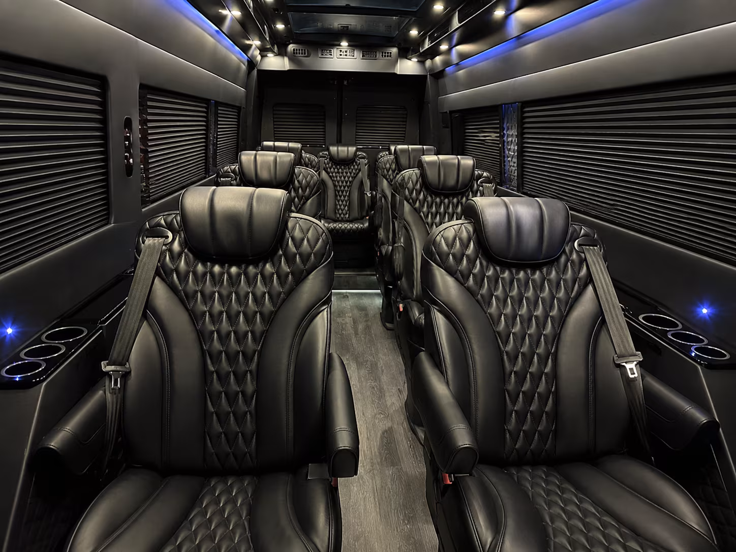 kent 10 passenger sprinter van inside