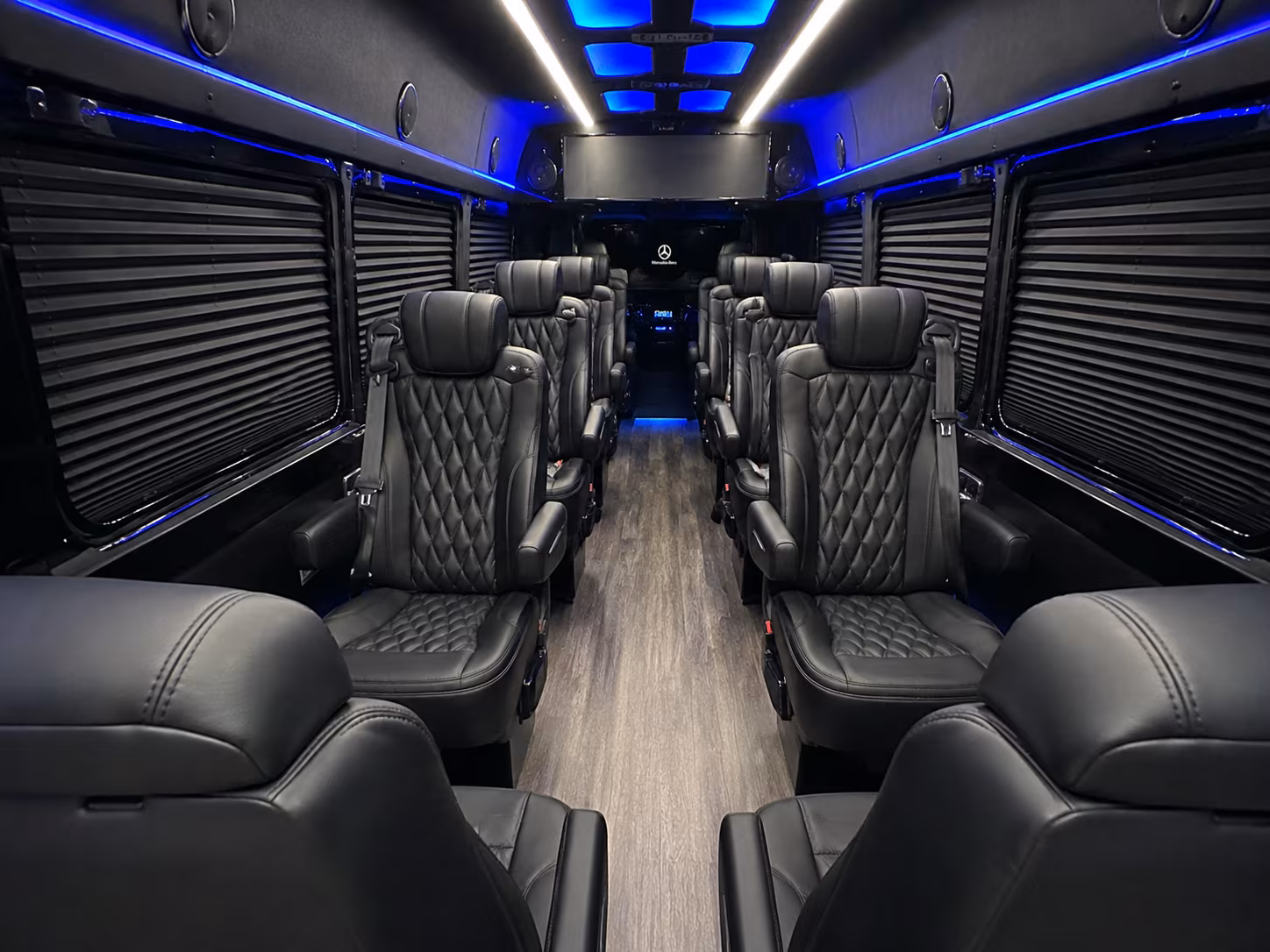 kent 10 passenger sprinter van interior