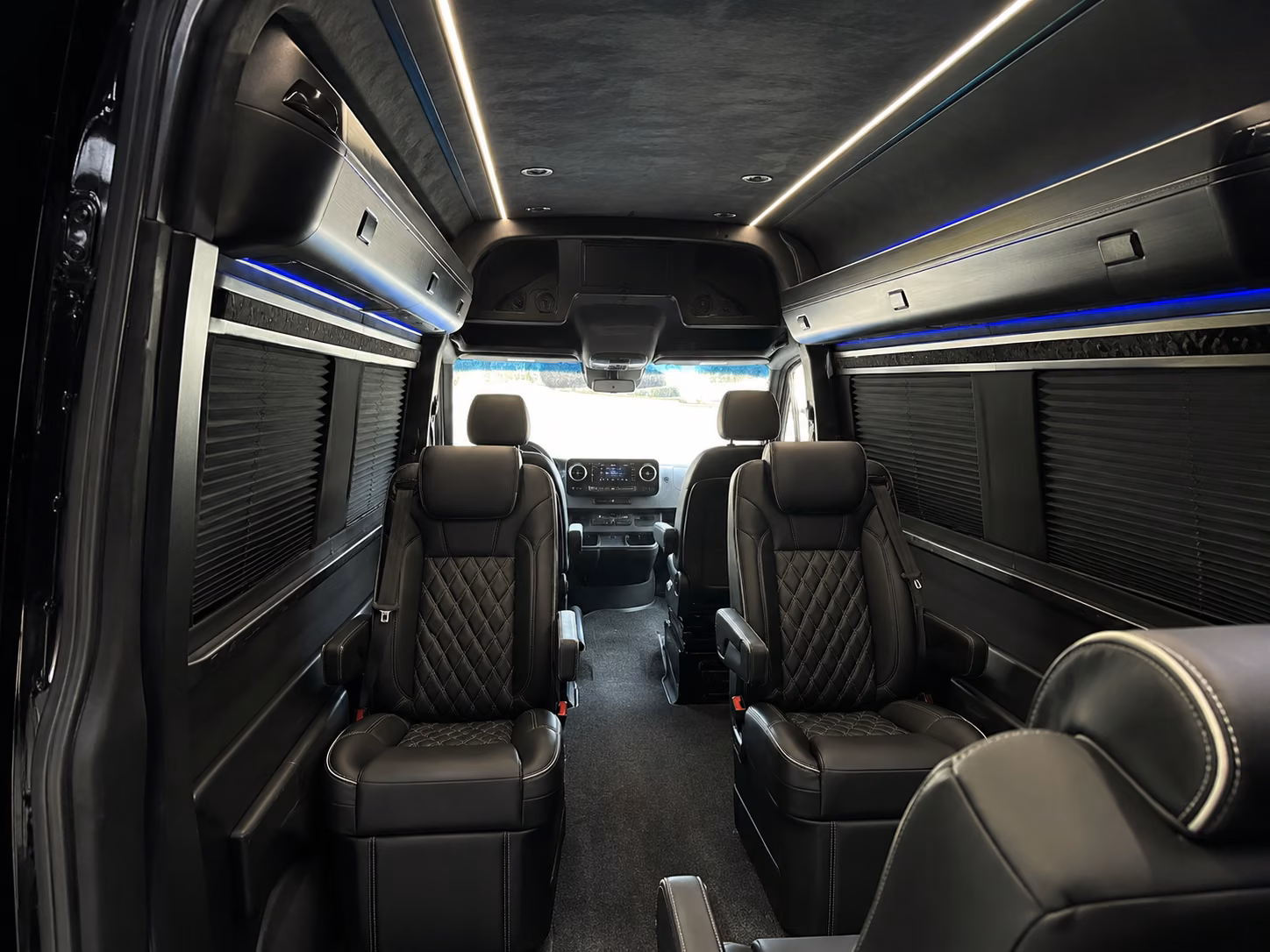 kent 15 passenger sprinter van inside
