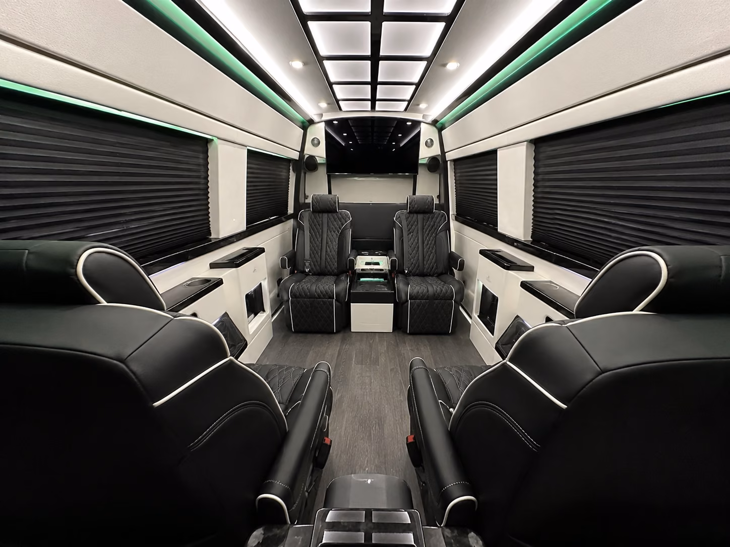 kent 20 passenger sprinter van inside