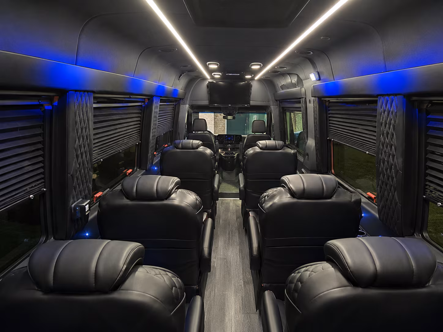 kent 20 passenger sprinter van interior