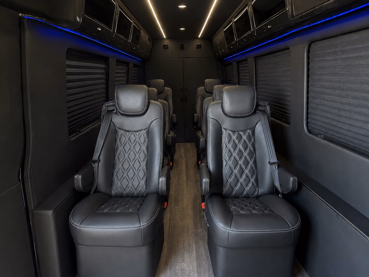 kent 8 passenger sprinter van interior